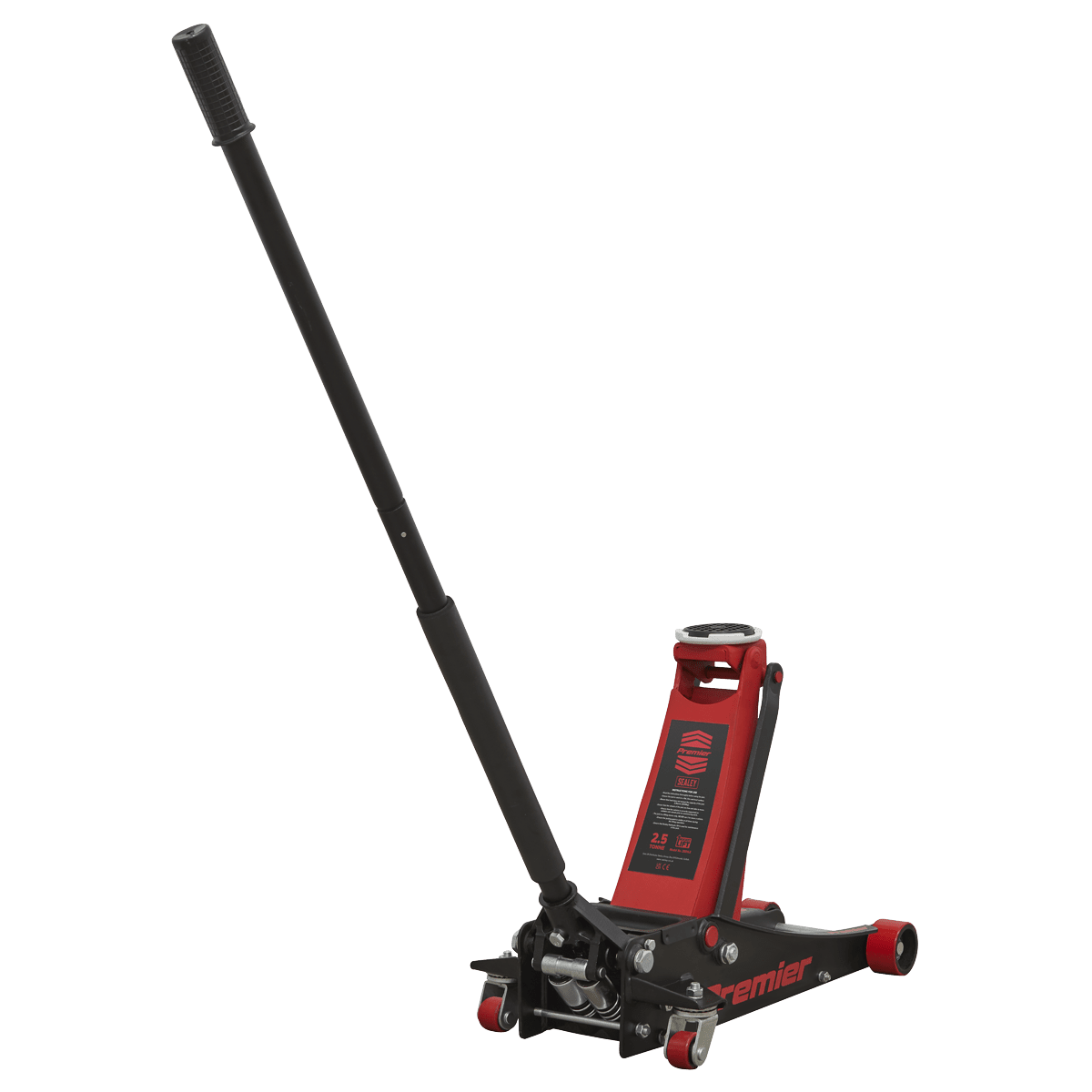 Sealey 2501LE Trolley Jack 2.5tonne Low Entry with Rocket Lift - 2501LE - Sealey Tools UK - Trade Counter Direct