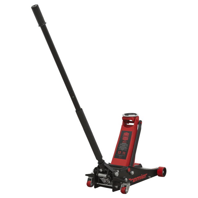Sealey 2501LE Trolley Jack 2.5tonne Low Entry with Rocket Lift - 2501LE - Sealey Tools UK - Trade Counter Direct