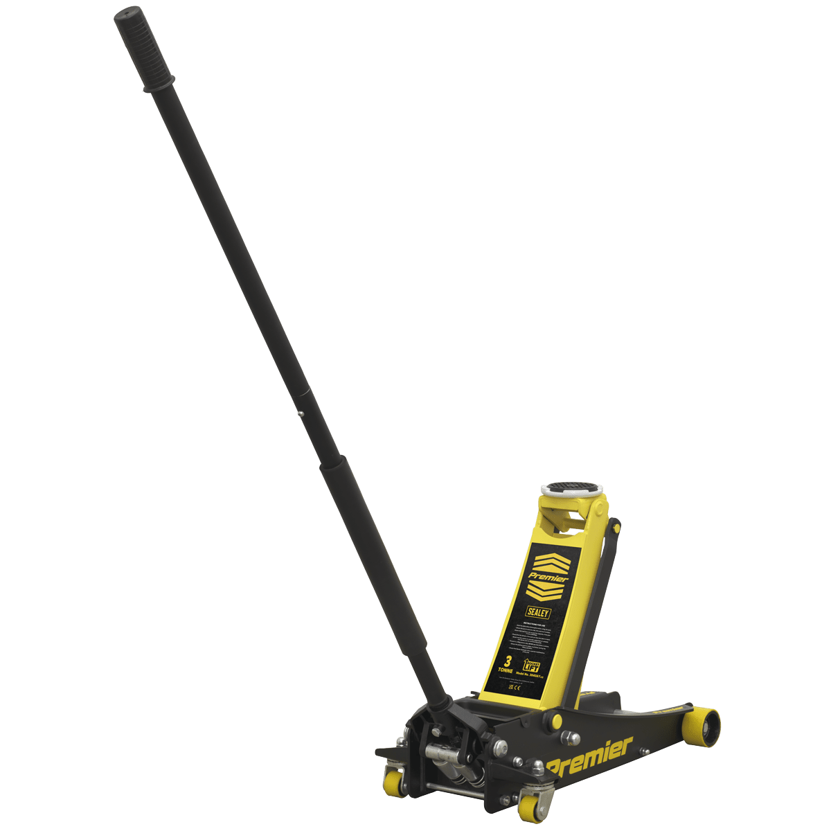 Sealey 3040AY Trolley Jack 3tonne Rocket Lift Yellow - 3040AY - Sealey Tools UK - Trade Counter Direct