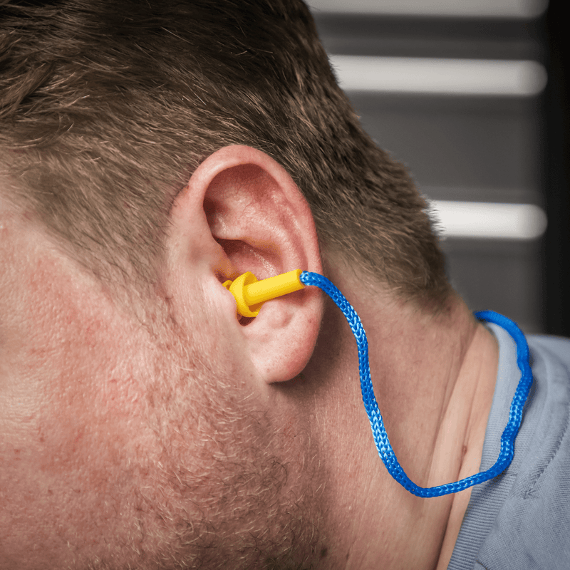 Sealey 402/50 Worksafe® Disposable Corded Ear Plugs - 50 Pairs - 402/50 - Sealey Tools UK - Trade Counter Direct
