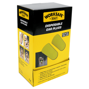 Sealey 403/200 Ear Plugs Disposable - 200 Pairs - 403/200 - Sealey Tools UK - Trade Counter Direct
