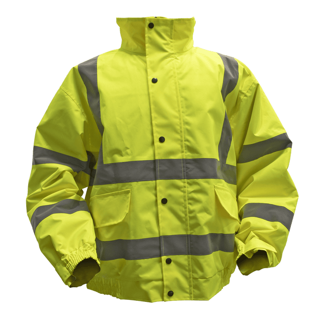 Sealey 802L Worksafe® Hi-Vis Yellow Jacket with Quilted Lining, Elasticated Waist & Cuffs - Large - 802L - Sealey Tools UK - Trade Counter Direct
