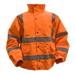 Sealey 802XLO Worksafe® Hi-Vis Orange Jacket with Quilted Lining, Elasticated Waist & Cuffs - X-Large - 802XLO - Sealey Tools UK - Trade Counter Direct