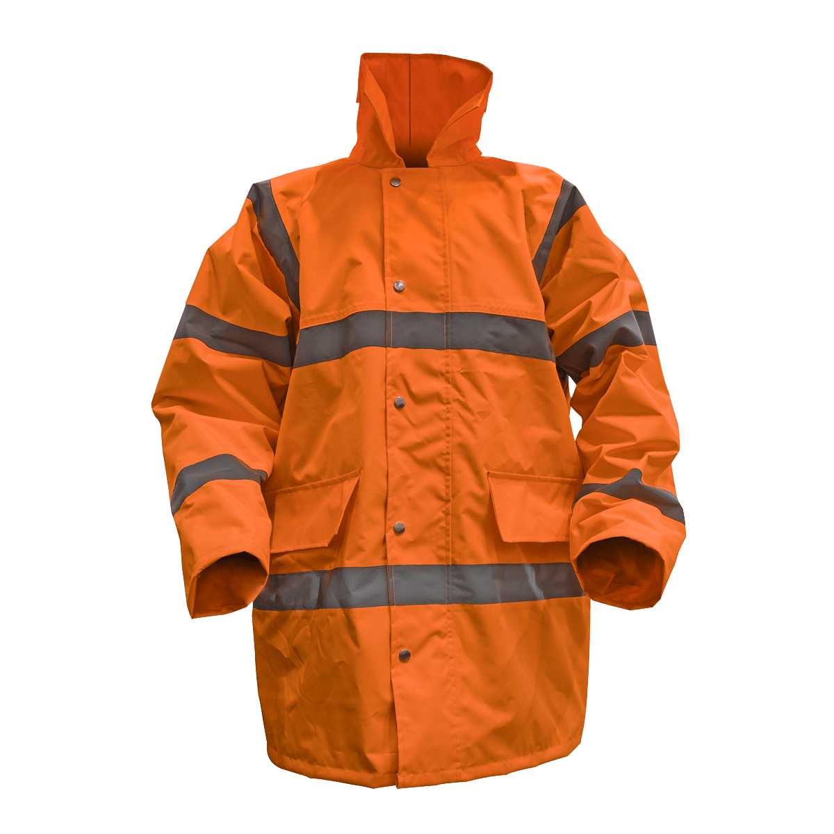 Sealey 806LO Worksafe® Hi-Vis Orange Jacket with Quilted Lining - Large - 806LO - Sealey Tools UK - Trade Counter Direct