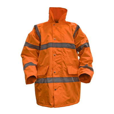 Sealey 806LO Worksafe® Hi-Vis Orange Jacket with Quilted Lining - Large - 806LO - Sealey Tools UK - Trade Counter Direct