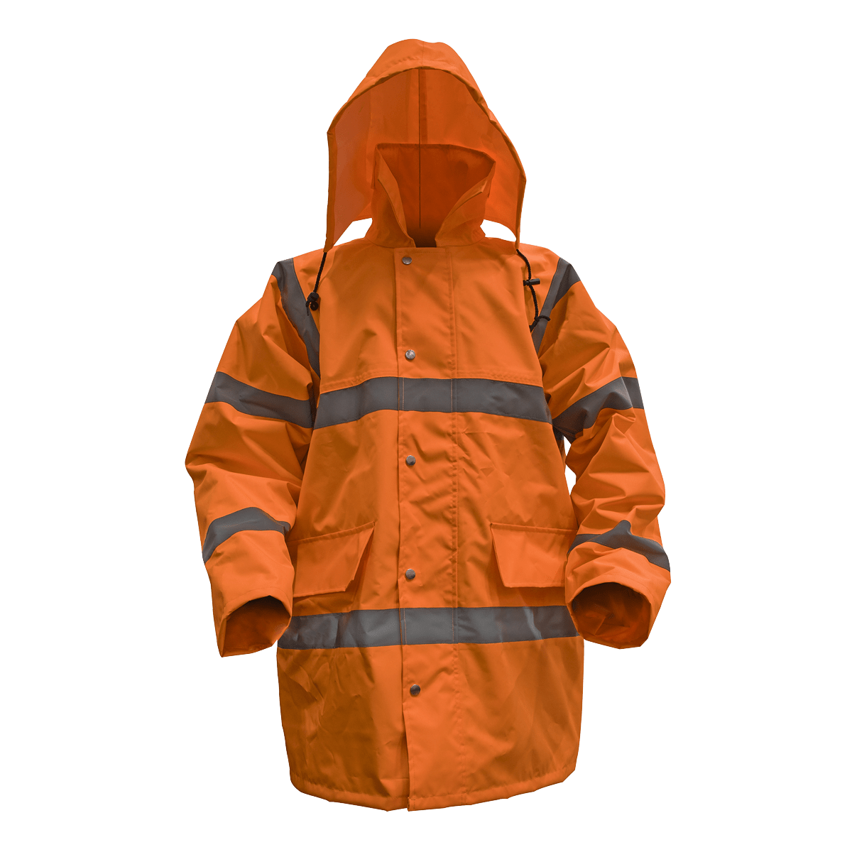 Sealey 806LO Worksafe® Hi-Vis Orange Jacket with Quilted Lining - Large - 806LO - Sealey Tools UK - Trade Counter Direct