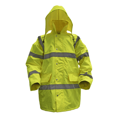 Sealey 806XXL Worksafe® Hi-Vis Yellow Jacket with Quilted Lining - XX-Large - 806XXL - Sealey Tools UK - Trade Counter Direct