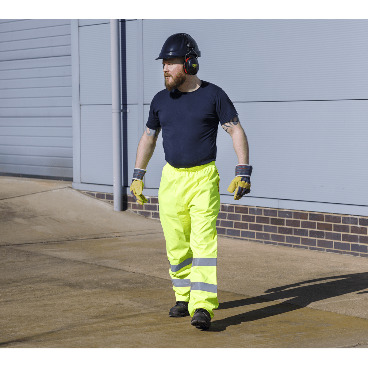 Sealey 807L Worksafe® Hi-Vis Yellow Waterproof Trousers - Large - 807L - Sealey Tools UK - Trade Counter Direct