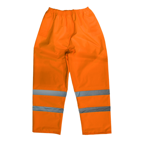 Sealey 807MO Worksafe® Hi-Vis Orange Waterproof Trousers - Medium - 807MO - Sealey Tools UK - Trade Counter Direct
