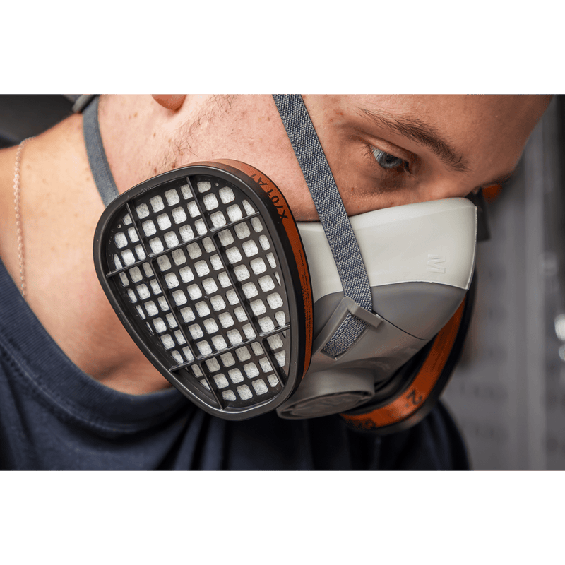 Sealey 9000 Worksafe® Reusable Half Mask without Filters - 9000 - Sealey Tools UK - Trade Counter Direct