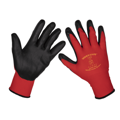 Sealey 9125XL/12 Worksafe® Nitrile Foam Gloves, X-Large - Pack of 12 Pairs - 9125XL/12 - Sealey Tools UK - Trade Counter Direct