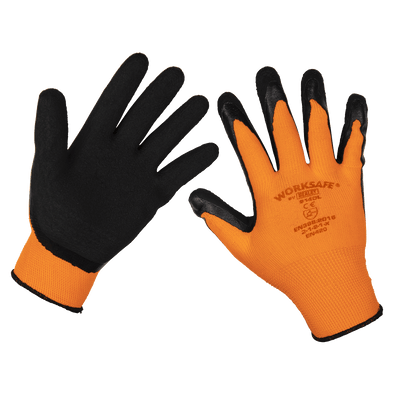 Sealey 9140L/B120 Worksafe® Foam Latex Gloves, Large - Pack of 120 Pairs - 9140L/B120 - Sealey Tools UK - Trade Counter Direct