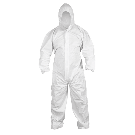 Sealey 9602L Worksafe® Type 5/6 Chemical Coverall - Large - 9602L - Sealey Tools UK - Trade Counter Direct