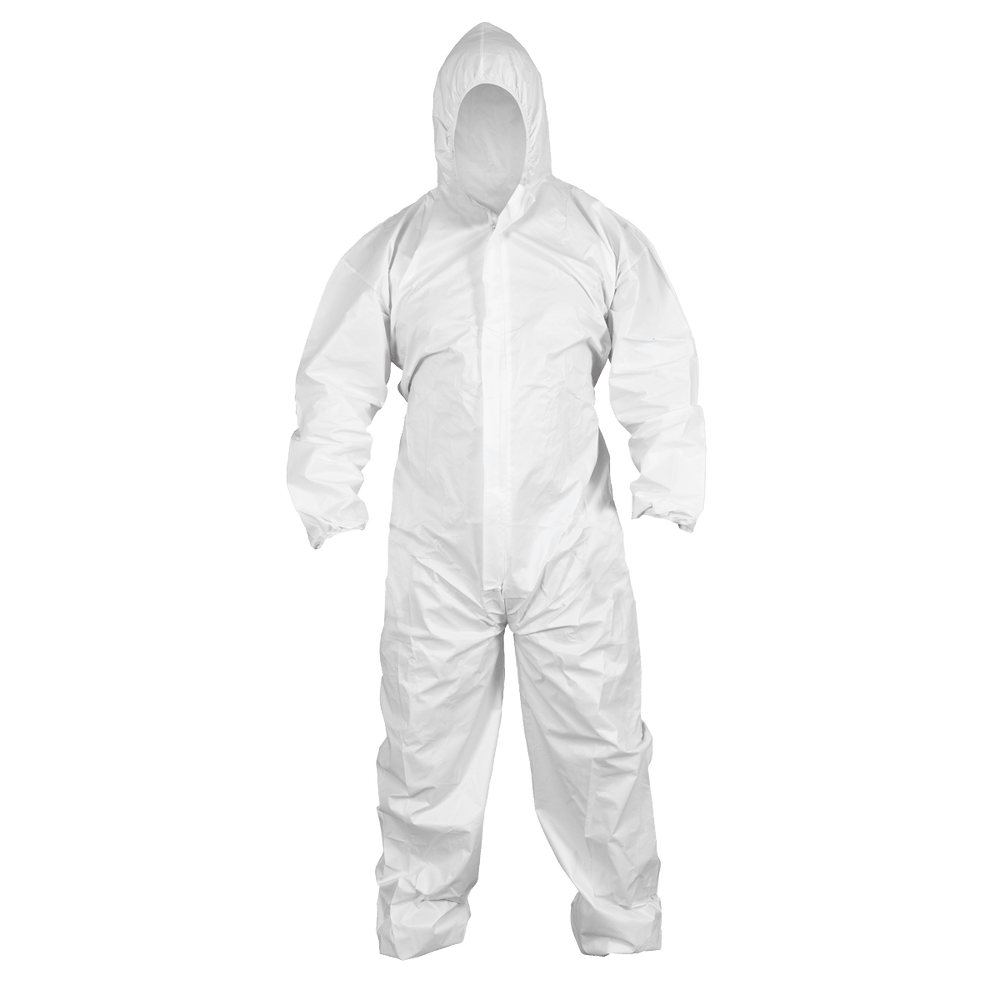 Sealey 9602XL Worksafe® Type 5/6 Chemical Coverall - X-Large - 9602XL - Sealey Tools UK - Trade Counter Direct