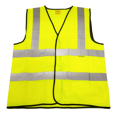Sealey 9804XXL Worksafe® Hi-Vis Yellow Waistcoat - XX-Large - 9804XXL - Sealey Tools UK - Trade Counter Direct