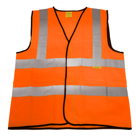 Sealey 9812XXL Worksafe® Hi-Vis Orange Waistcoat - XX-Large - 9812XXL - Sealey Tools UK - Trade Counter Direct