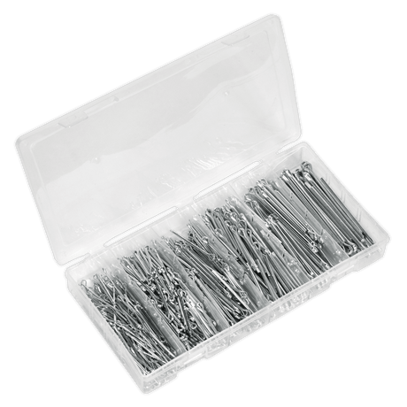 Sealey AB001SP Split Pin Assortment 555pc Small Sizes Imperial & Metric - AB001SP - Sealey Tools UK - Trade Counter Direct