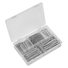 Sealey AB003SP Split Pin Assortment 230pc Large Sizes Imperial & Metric - AB003SP - Sealey Tools UK - Trade Counter Direct