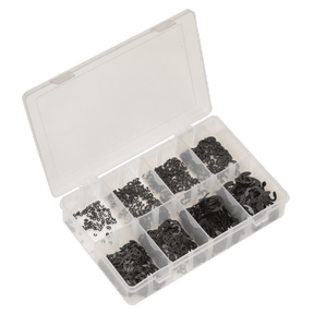 Sealey AB012ER E - Clip Retainer Assortment 800pc Metric - AB012ER - Sealey Tools UK - Trade Counter Direct