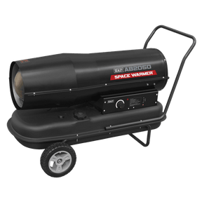 Sealey AB2050 Space Warmer® Kerosene/Diesel Heater 205,000Btu/hr with Wheels - AB2050 - Sealey Tools UK - Trade Counter Direct
