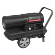 Sealey AB7081 Space Warmer® Paraffin/Kerosene/Diesel Heater 70,000Btu/hr with Wheels - AB7081 - Sealey Tools UK - Trade Counter Direct