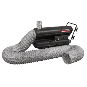 Sealey ABI1000COMBO 102kBtu/hr Indirect Space Warmer® Kerosene/Diesel Heater & 5m Ducting - ABI1000COMBO - Sealey Tools UK - Trade Counter Direct