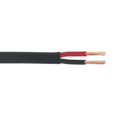 Sealey AC2830TWTK Automotive Cable Thick Wall Flat Twin 2 x 2mm² 28/0.30mm 30m Black - AC2830TWTK - Sealey Tools UK - Trade Counter Direct