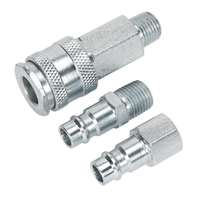 Sealey ACH60 Air Tool Coupling Kit 1/4"BSP High Flow - ACH60 - Sealey Tools UK - Trade Counter Direct