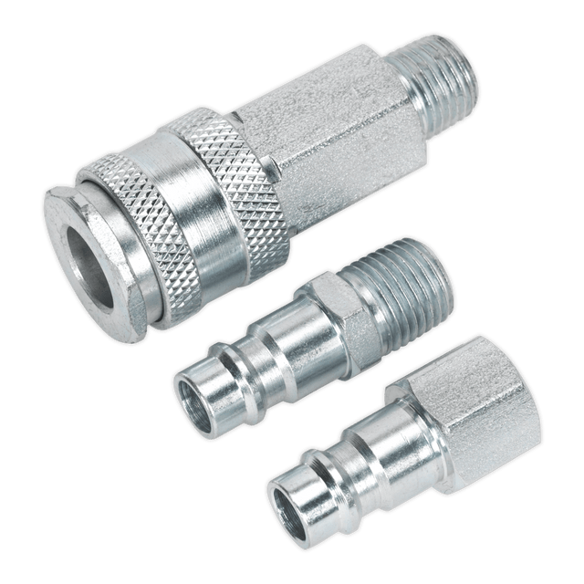 Sealey ACH60 Air Tool Coupling Kit 1/4"BSP High Flow - ACH60 - Sealey Tools UK - Trade Counter Direct