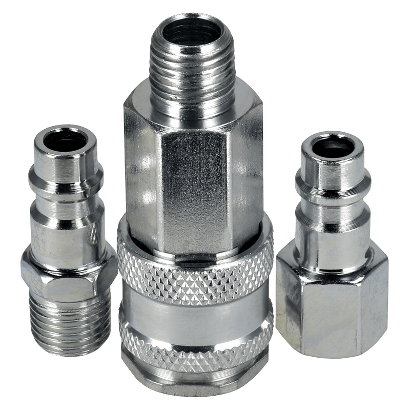 Sealey ACH60 Air Tool Coupling Kit 1/4"BSP High Flow - ACH60 - Sealey Tools UK - Trade Counter Direct