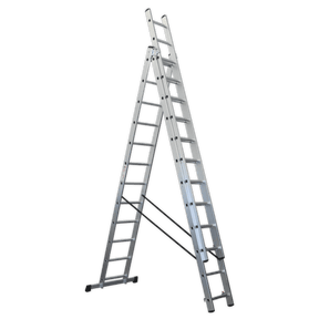 Sealey ACL312 Aluminium Extension Combination Ladder 3x12 EN 131 - ACL312 - Sealey Tools UK - Trade Counter Direct