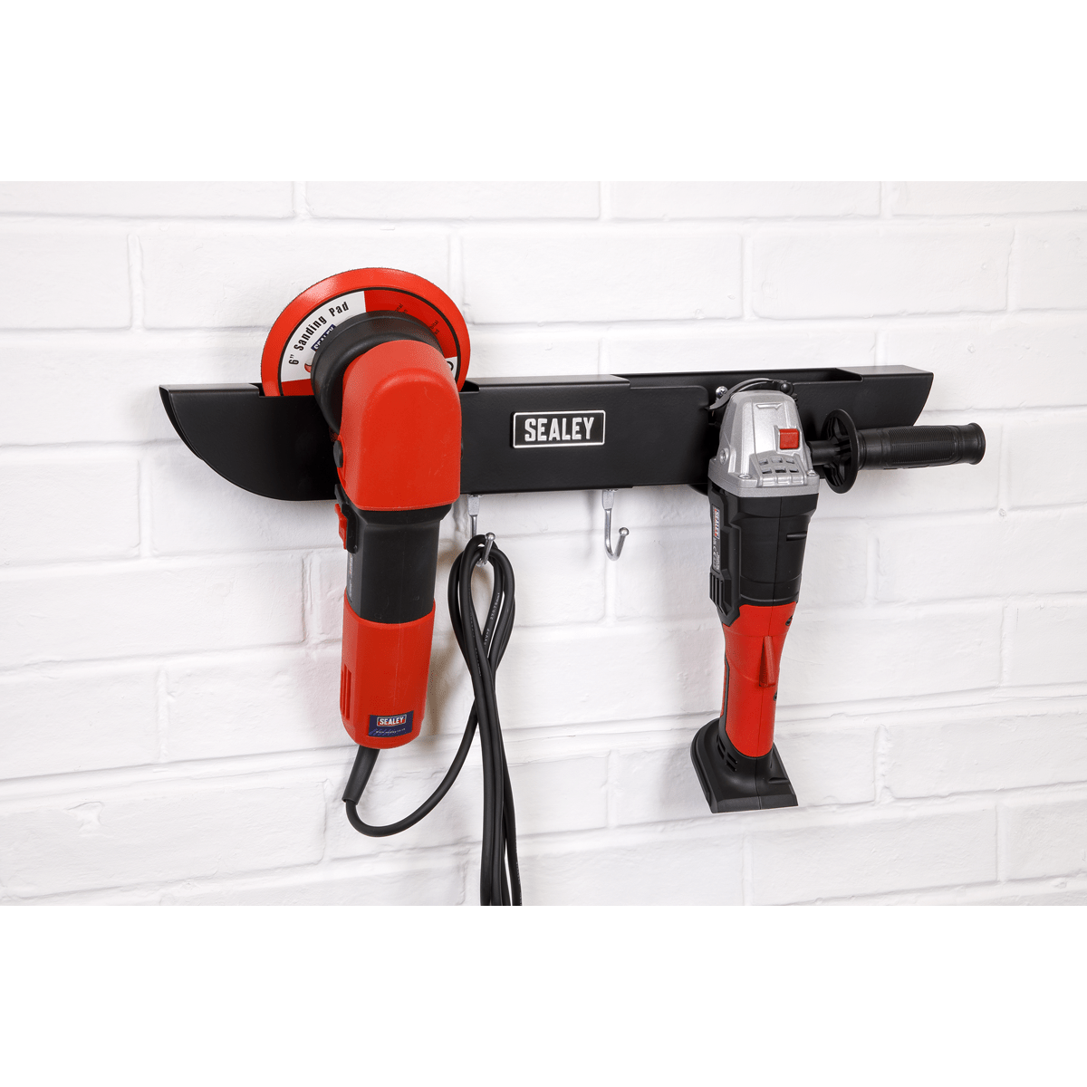 Sealey AGSR2 Angle Grinder Storage Rack 2-Bay - AGSR2 - Sealey Tools UK - Trade Counter Direct