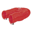 Sealey AH10C/6 PU Coiled Air Hose 10m x Ø6mm with 1/4"BSP Unions - AH10C/6 - Sealey Tools UK - Trade Counter Direct