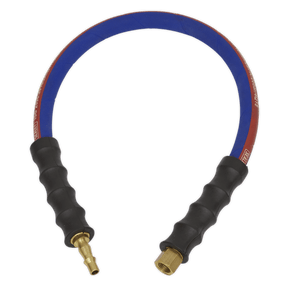 Sealey AH2R Air Leader Hose 600mm x 8mm with Tailpiece & 1/4"BSP Union - AH2R - Sealey Tools UK - Trade Counter Direct