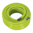 Sealey AHFC1538 Air Hose High - Visibility 15m x Ø10mm with 1/4"BSP Unions - AHFC1538 - Sealey Tools UK - Trade Counter Direct