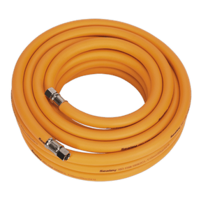 Sealey AHHC1038 Air Hose 10m x Ø10mm Hybrid High - Visibility with 1/4"BSP Unions - AHHC1038 - Sealey Tools UK - Trade Counter Direct