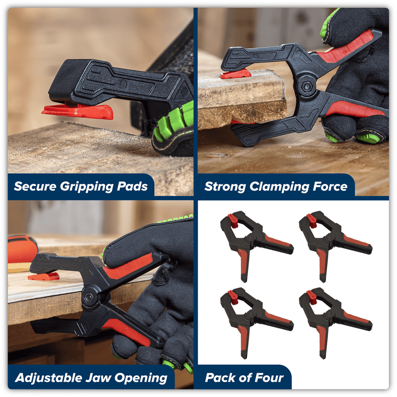 Sealey AK044 Spring Clamp Set 60mm 4pc - AK044 - Sealey Tools UK - Trade Counter Direct