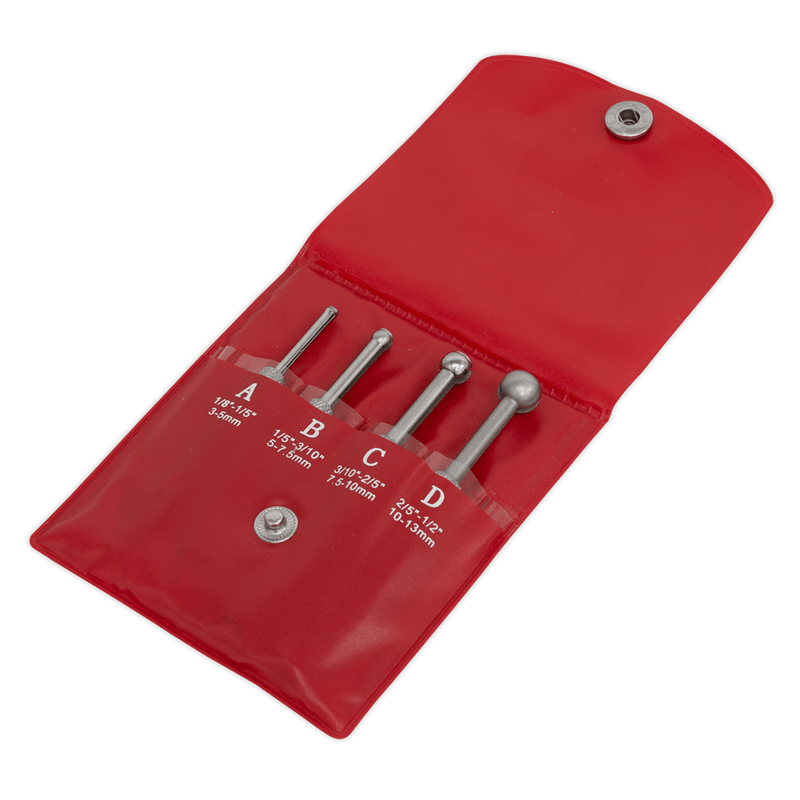 Sealey AK10116 Small Hole Gauge Set 4pc - AK10116 - Sealey Tools UK - Trade Counter Direct