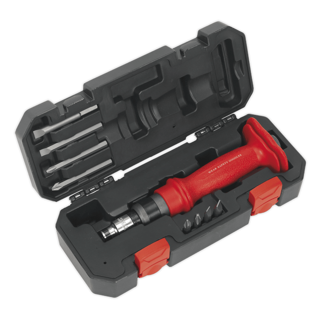 Sealey AK2084 Impact Driver Set 10pc Heavy - Duty Protection Grip - AK2084 - Sealey Tools UK - Trade Counter Direct