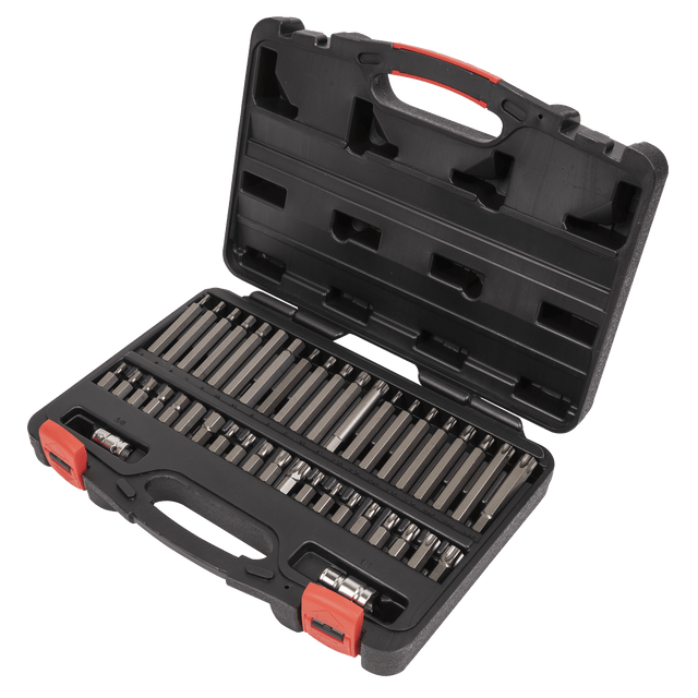 Sealey AK21942P TRX - Star*/Hex/Spline Bit Set 42pc 3/8" & 1/2"Sq Drive - AK21942P - Sealey Tools UK - Trade Counter Direct
