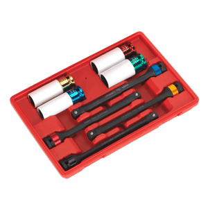 Sealey AK2243 Torque Stick & Aluminium Wheel Impact Socket Set 1/2"Sq Drive 8pc - AK2243 - Sealey Tools UK - Trade Counter Direct
