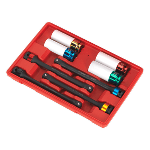 Sealey AK2243 Torque Stick & Aluminium Wheel Impact Socket Set 1/2"Sq Drive 8pc - AK2243 - Sealey Tools UK - Trade Counter Direct