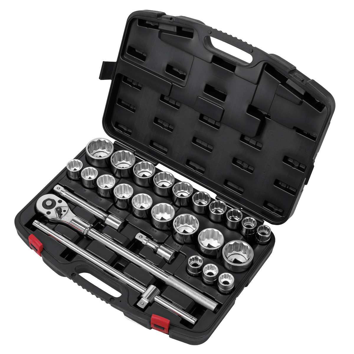 Sealey AK2584 Socket Set 26pc 3/4"Sq Drive 12 - point WallDrive® - AK2584 - Sealey Tools UK - Trade Counter Direct