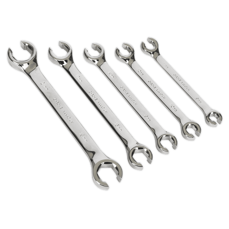 Sealey AK2651 Flare Nut Spanner Set 5pc Metric - AK2651 - Sealey Tools UK - Trade Counter Direct