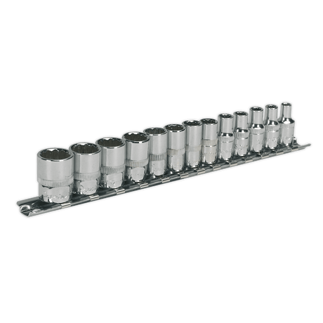 Sealey AK2680 Socket Set 13pc 1/4"Sq Drive 12pt WallDrive® Metric - AK2680 - Sealey Tools UK - Trade Counter Direct