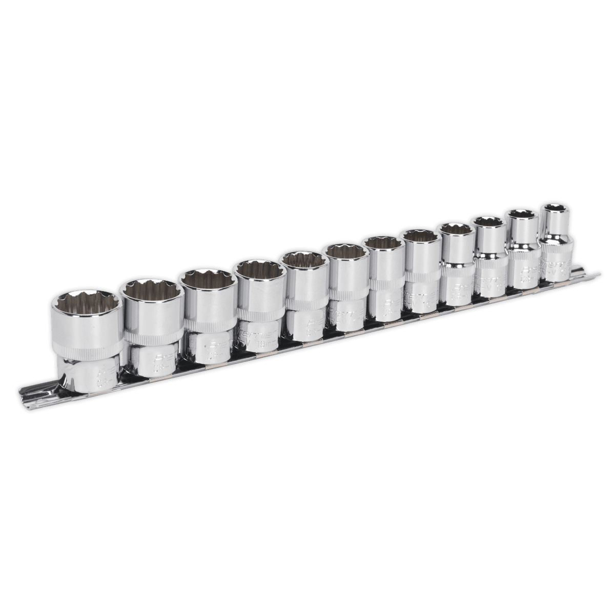 Sealey AK2684 Socket Set 12pc 1/2"Sq Drive 12pt WallDrive® Metric - AK2684 - Sealey Tools UK - Trade Counter Direct