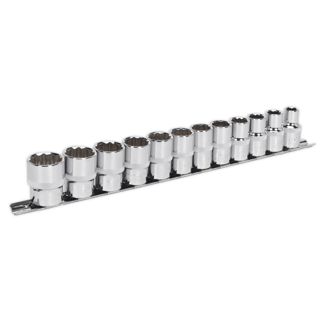 Sealey AK2684 Socket Set 12pc 1/2"Sq Drive 12pt WallDrive® Metric - AK2684 - Sealey Tools UK - Trade Counter Direct