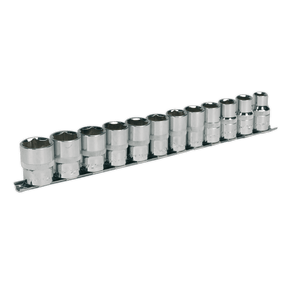 Sealey AK2695 Socket Set 12pc 1/2"Sq Drive 6pt WallDrive® Metric - AK2695 - Sealey Tools UK - Trade Counter Direct