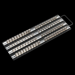 Sealey AK271B Socket Rail Tray Black 1/4", 3/8" & 1/2"Sq Drive - AK271B - Sealey Tools UK - Trade Counter Direct