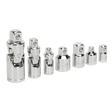 Sealey AK2737 Universal Joint & Socket Adaptor Set 7pc 1/4", 3/8" & 1/2"Sq Drive - AK2737 - Sealey Tools UK - Trade Counter Direct